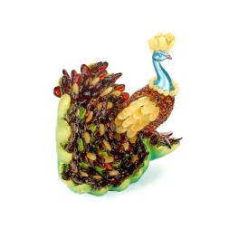 Павлин из Янтаря и полистоуна