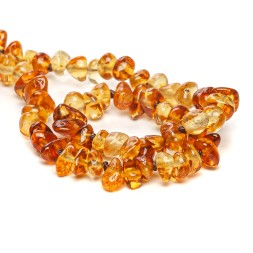 Бусы &quot;Галька&quot; из Янтаря