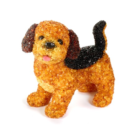 Собака &quot;Бигль&quot; из Янтаря и полистоуна купить