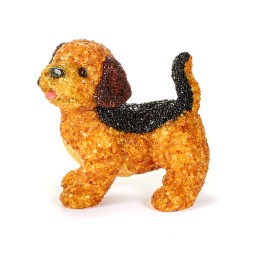 Собака &quot;Бигль&quot; из Янтаря и полистоуна