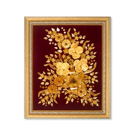 Панно &quot;Орхидеи&quot; из Янтаря купить