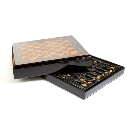 Настольная игра &quot;Шахматы Классика&quot; из Янтаря и дерева купить