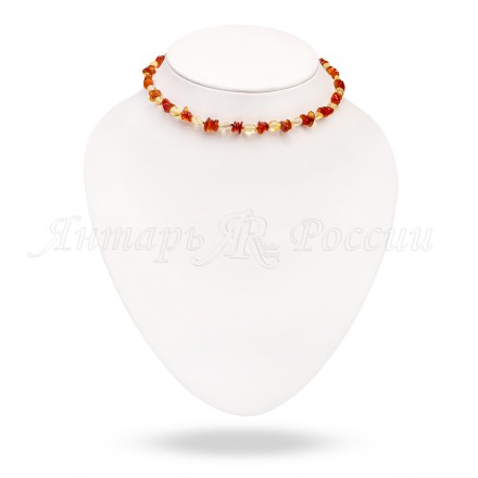 Бусы детские &quot;Сливка&quot; из Янтаря купить