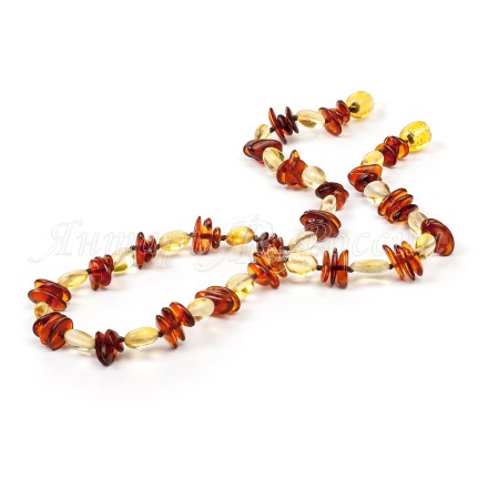 Бусы детские &quot;Сливка&quot; из Янтаря купить