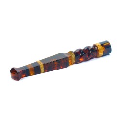 Мундштук с резьбой под толстую сигарету ,Янтарь