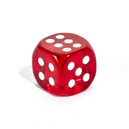Кубик игральный из искусственного Янтаря